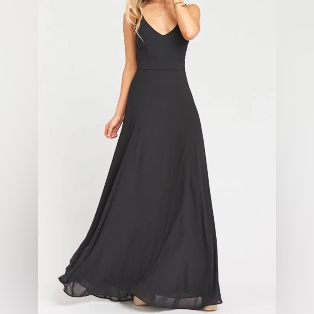 Show Me Your Mumu Black Jenn Gown
